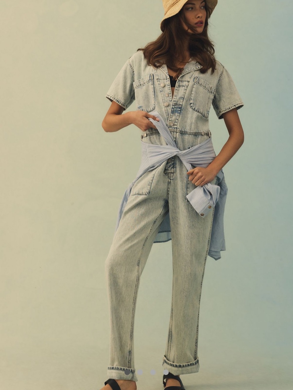 Pistola Grover denim jumpsuit